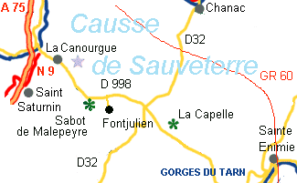 Fontjulien sur le causse de Sauveterre